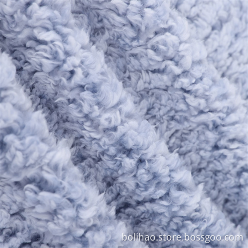 Färgat massivt Shu Velveteen Fleece Fabric